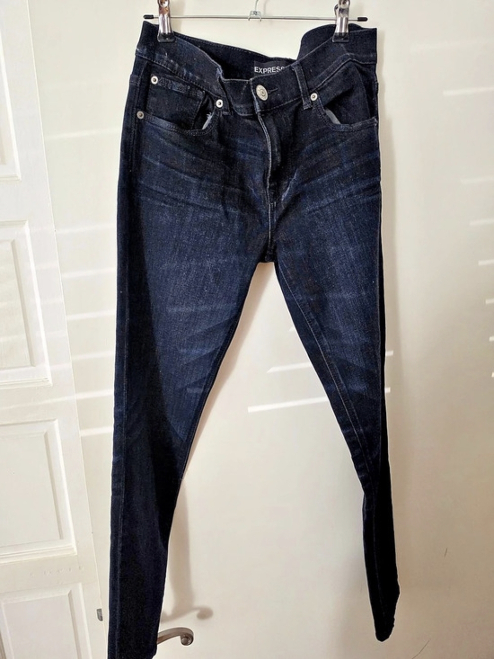 Express Mia Mid Rise Legging Jeans Skinny Jeans Black Size 4S